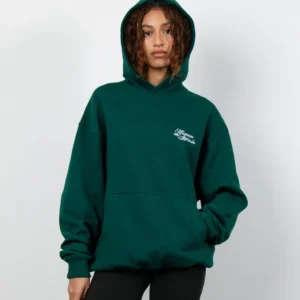 HWA Monogram Hoodie Brodé - Vert Trekking