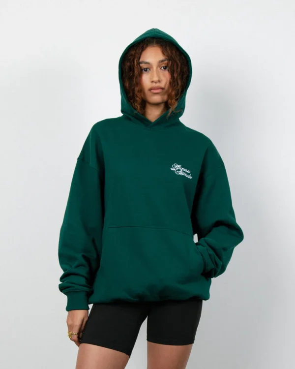 HWA Monogram Hoodie Brodé - Vert Trekking