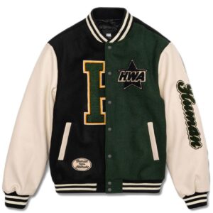 Veste Varsity Rockstar Noir Vert